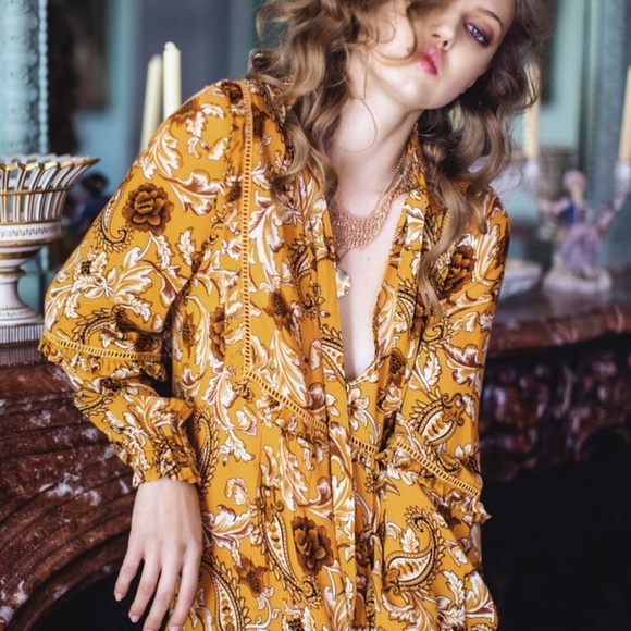 SPELL and The Gypsy Etienne Blouse Sienna S - Picture 1 of 8